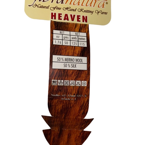 Fibra Natura Heaven Merino Wool Silk Worsted Yarn Flambé Pink Blue Yellow - Picture 10 of 12